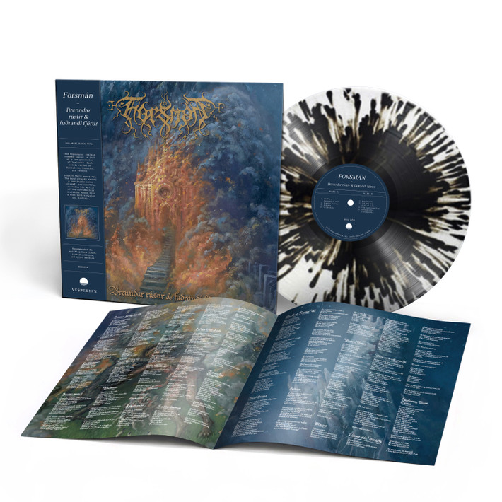 PRE-ORDER - Forsmán 'Brenndar Rústir og Fuðrandi Fjörur' LP Clear Black Splatter Vinyl - RELEASE DATE 26th June 2026