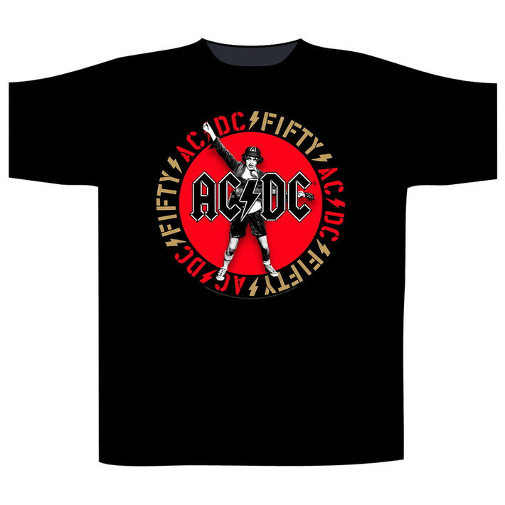 AC/DC 'Angus Emblem' (Black) T-Shirt