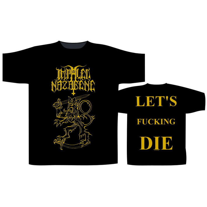 Impaled Nazarene 'Let's Fucking Die' (Black) T-Shirt