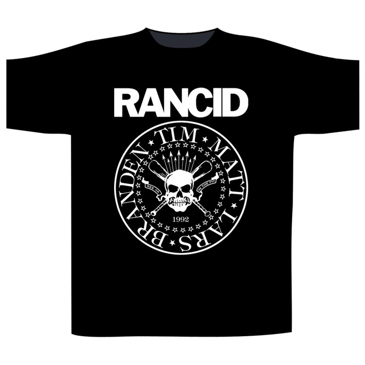 Rancid 'Rancid Ramones' (Black) T-Shirt