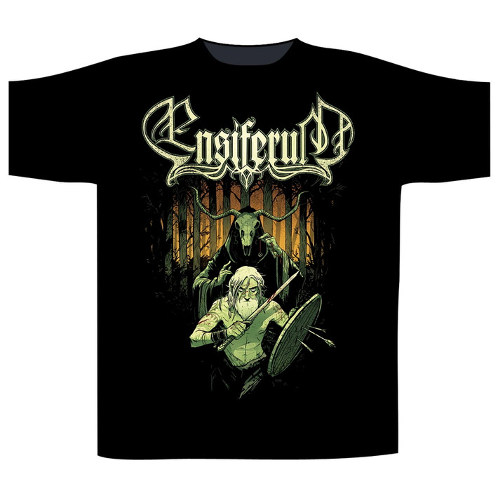 Ensiferum 'Shaman' (Black) T-Shirt