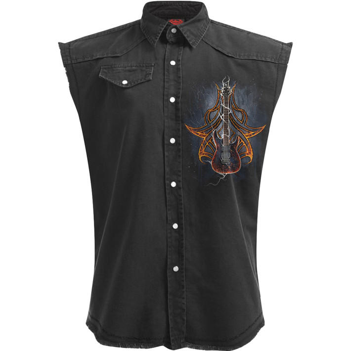 Spiral 'Death Rocker' (Black) Worker Shirt