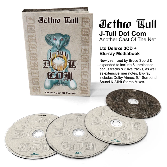 PRE-ORDER - Jethro Tull 'J-Tull Dot Com: Another Cast Of The Net’ 3CD & Blu-Ray - RELEASE DATE 14th August 2026
