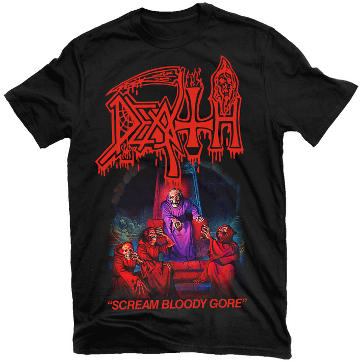 Death 'Scream Bloody Gore v1' (Black) T-Shirt - US Import