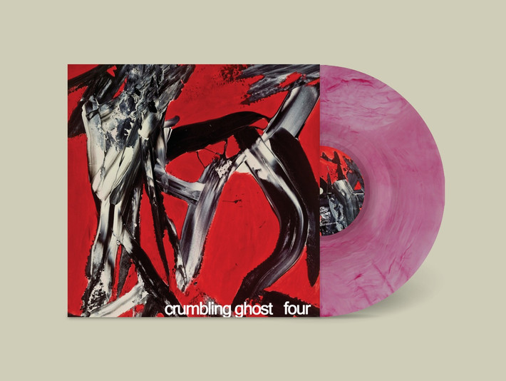 PRE-ORDER - Crumbling Ghost 'Four' LP Red White Marble Vinyl - RELEASE DATE 7th August 2026