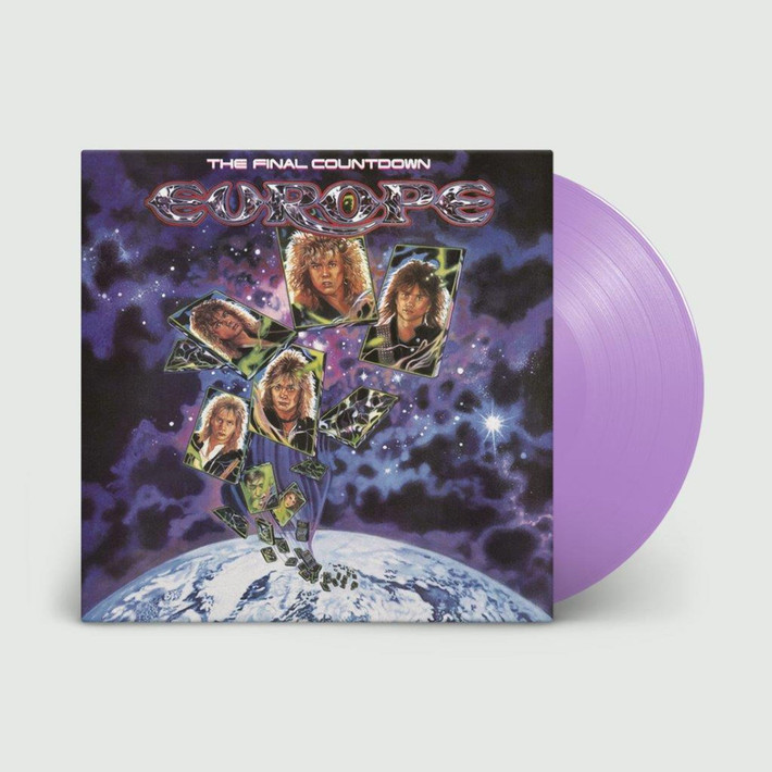 Europe 'The Final Countdown' LP Hint of Purple Vinyl