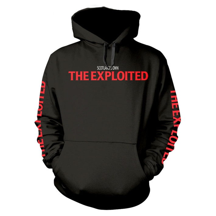 The Exploited 'This Band Is...' (Black) Pull Over Hoodie Front