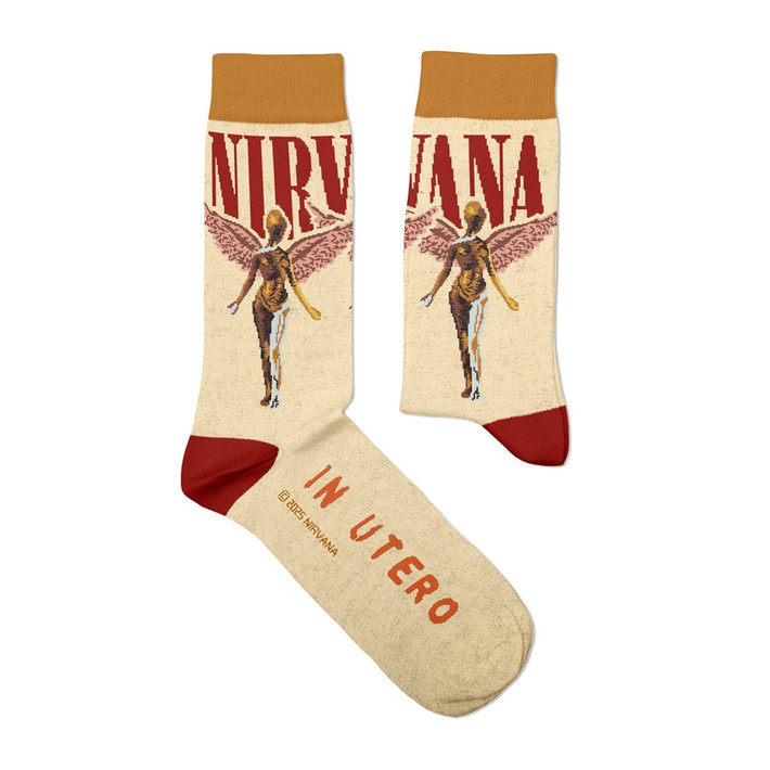 Nirvana 'In Utero' (Multicoloured) Socks