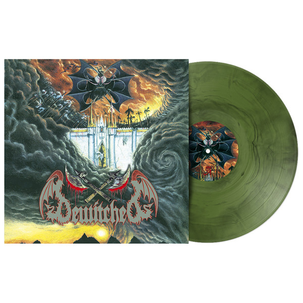 Bewitched 'Diabolical Desecration' LP Olive Green Black Galaxy Vinyl