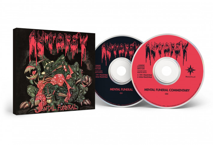 PRE-ORDER - Autopsy 'Mental Funeral' (35th Anniversary) 2CD - RELEASE DATE 14th August 2026