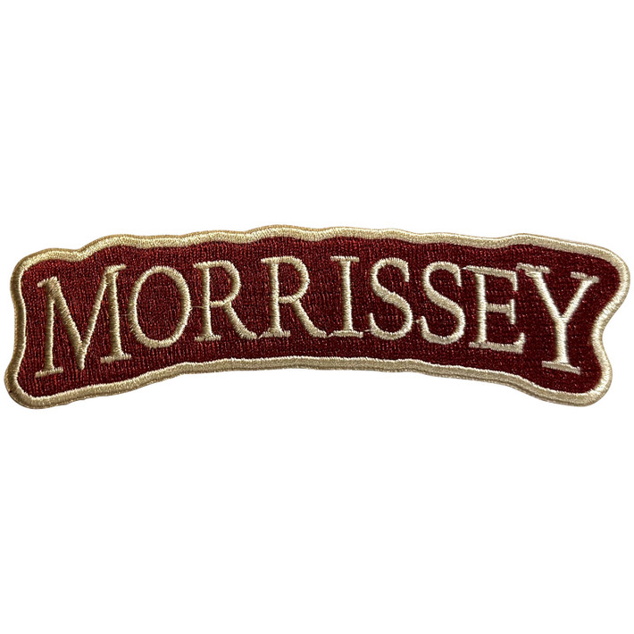 Morrissey 'Arched Logo' Iron On Woven Patch