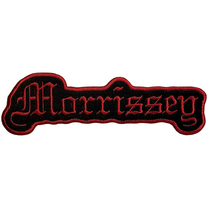 Morrissey 'Old English Logo' Iron On Woven Patch