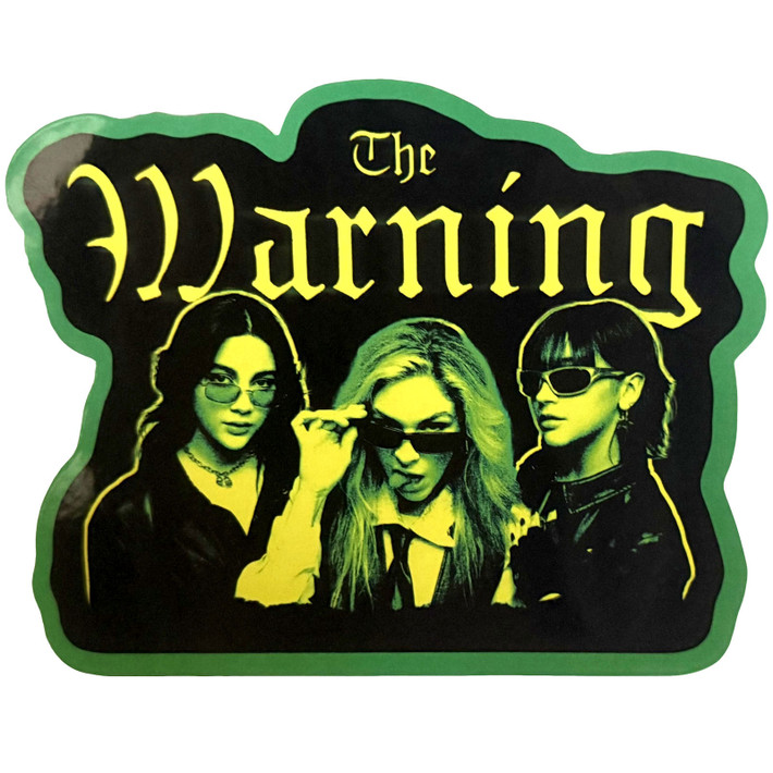 The Warning 'Yellow Girls' Kids Sticker