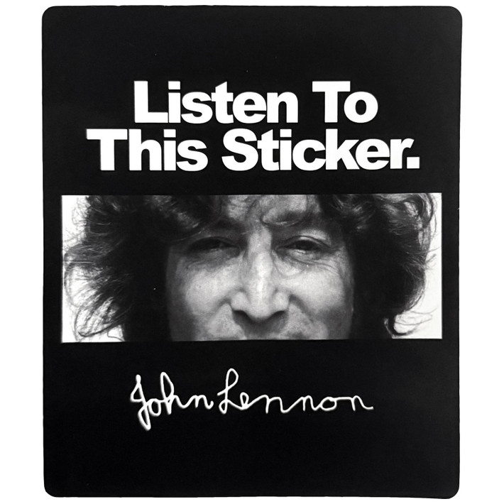 John Lennon 'Listen' Sticker
