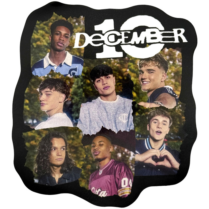 December 10. 'Ripped Frame' Sticker