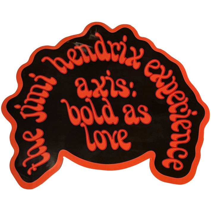 Jimi Hendrix 'Axis' Sticker