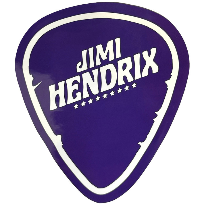 Jimi Hendrix 'Plectrum' Sticker