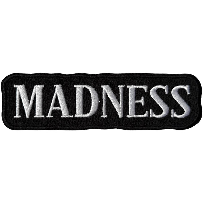 Madness 'Text Logo' Iron On Woven Patch