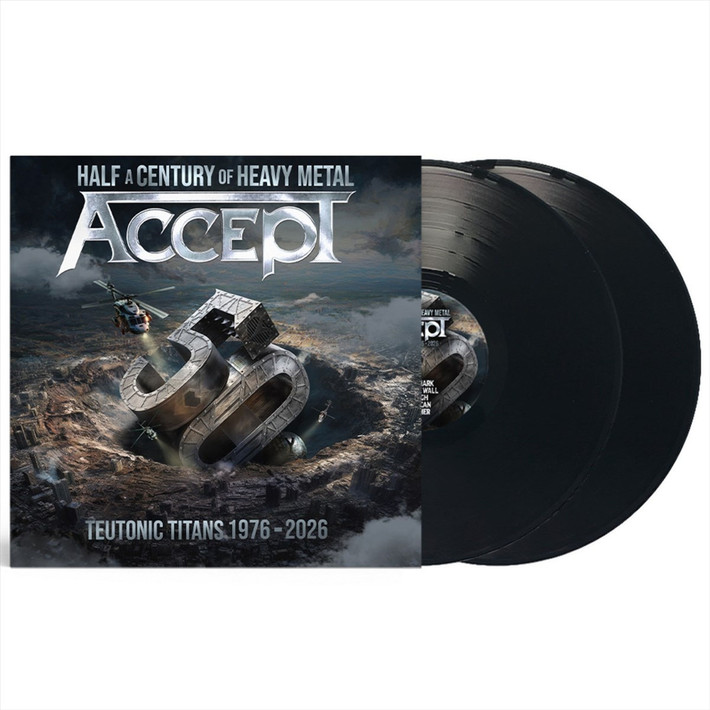 Accept 'Teutonic Titans 1976-2026' 2LP Black Vinyl