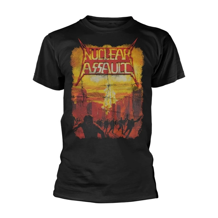 Nuclear Assault 'Game Over' (Black) T-Shirt Front