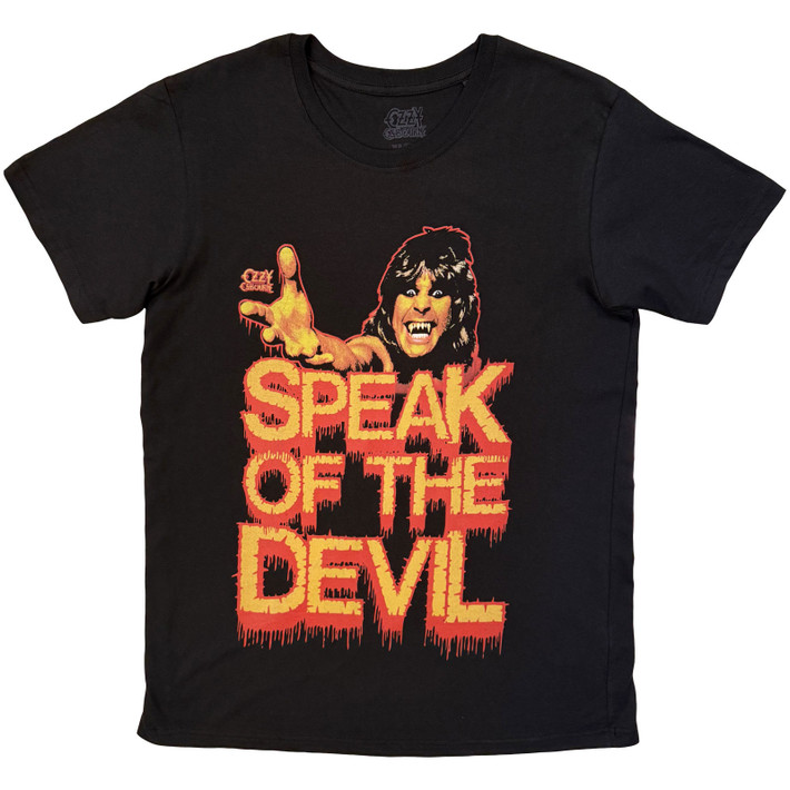 Ozzy Osbourne 'Speak Of The Devil Dripping' (Black) T-Shirt