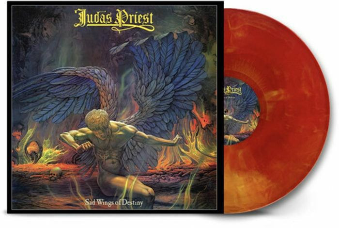PRE-ORDER - Judas Priest 'Sad Wings of Destiny (Original 1976 Masters)' LP Yellow Orange Galaxy Mix Vinyl - RELEASE DATE 9th October 2026