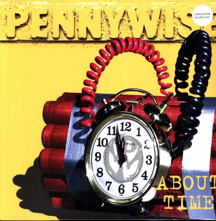 Pennywise 'About Time' LP Yellow Red Splatter Vinyl