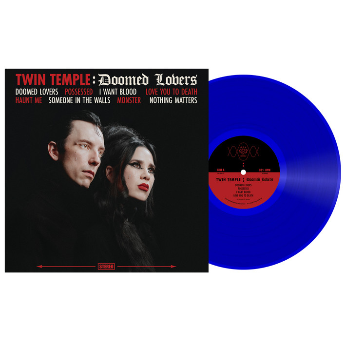 PRE-ORDER - Twin Temple 'Doomed Lovers' LP Translucent Blue Vinyl - RELEASE DATE 23rd October 2026