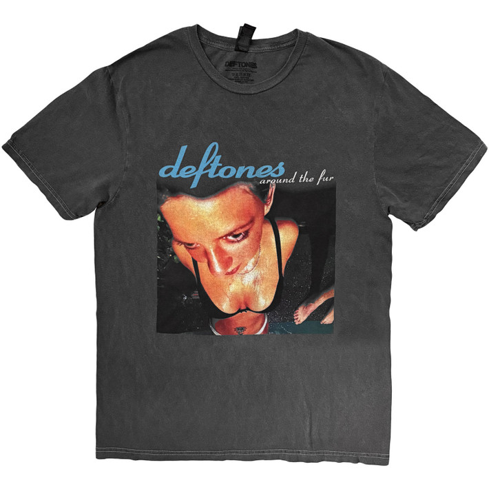 Deftones 'Around The Fur' (Charcoal Grey) Stone Wash Limited Edition T-Shirt