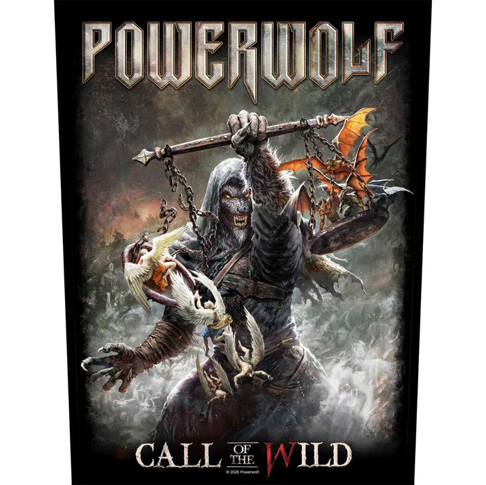 Powerwolf 'Call Of The Wild' Back Patch