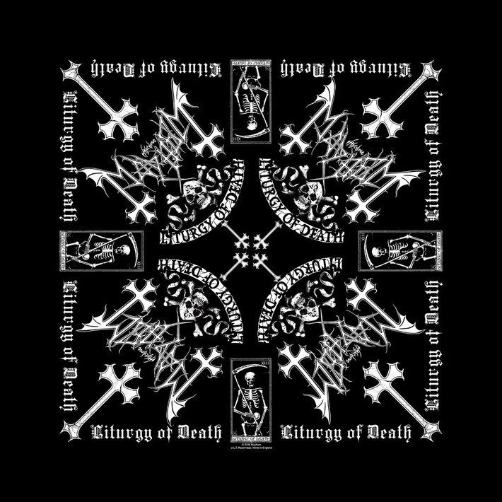 Mayhem 'Skull Omega' (Black) Bandana