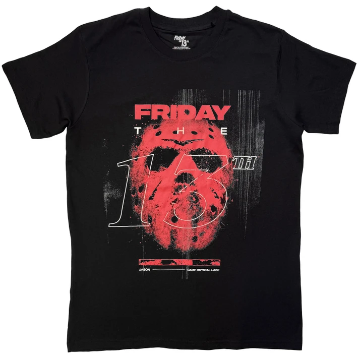 Friday The 13th 'Camp Crystal Lake' (Black) T-Shirt