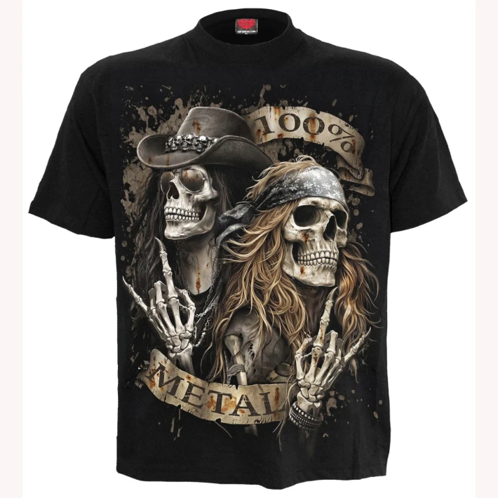 Spiral 'Pure Metal' (Black) T-Shirt