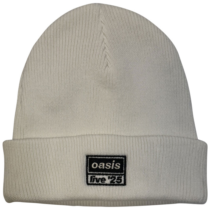 Oasis 'Live '25' (Natural) Beanie Hat