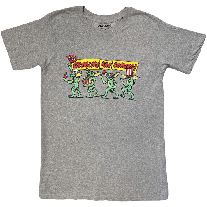 Gremlins 'Are Coming' (Grey) T-Shirt