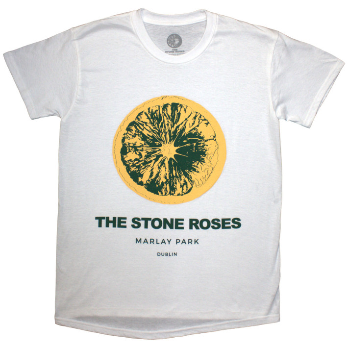 The Stone Roses 'Dublin Lemon' (White) T-Shirt