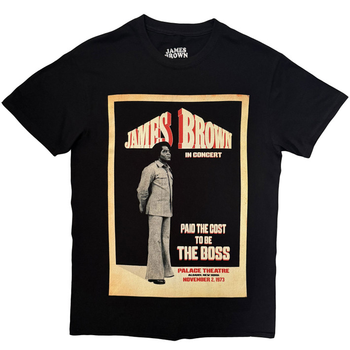 James Brown 'The Boss' (Black) T-Shirt