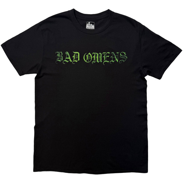 Bad Omens 'Green Angel' (Black) T-Shirt