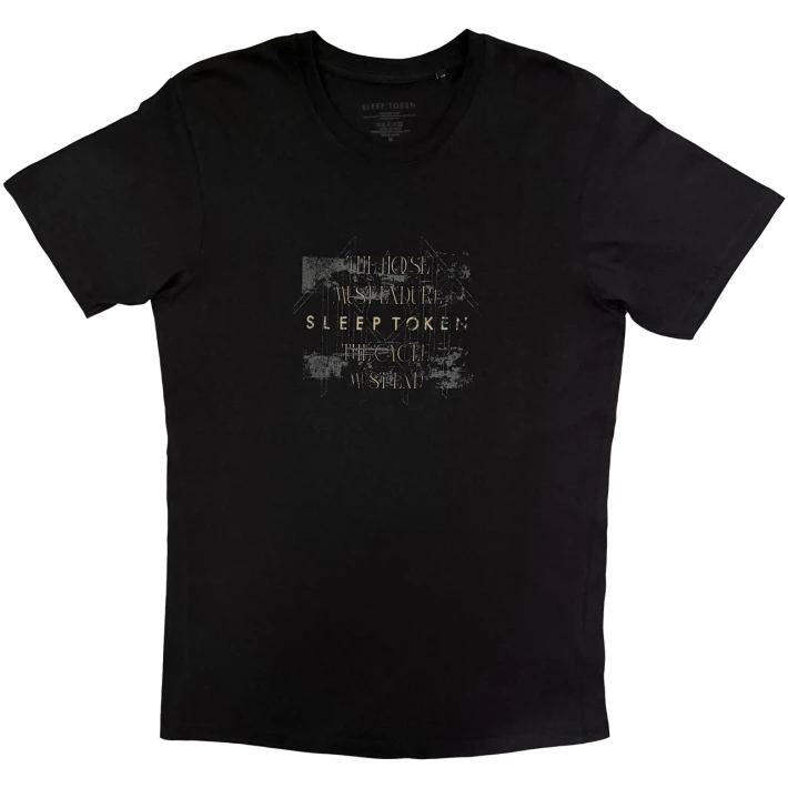 Sleep Token 'Even In Arcadia Squares' (Black) T-Shirt