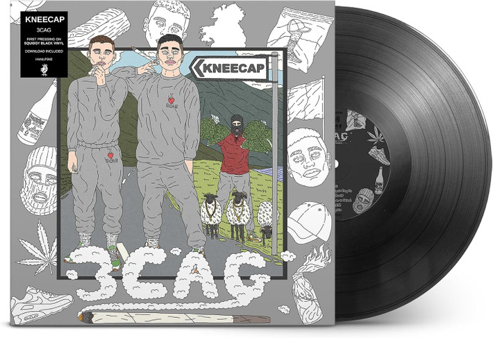 PRE-ORDER - Kneecap '3CAG' LP Black Vinyl - RELEASE DATE 25th September 2026