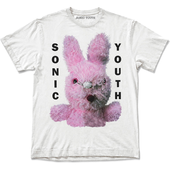 Sonic Youth 'Dirty Bunny' (White) T-Shirt