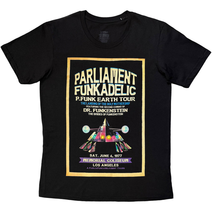 George Clinton 'P-Funk Earth Tour' (Black) T-Shirt