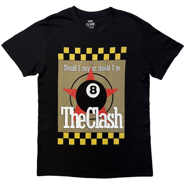 The Clash 'Should I Stay Or Should I Go' (Black) T-Shirt