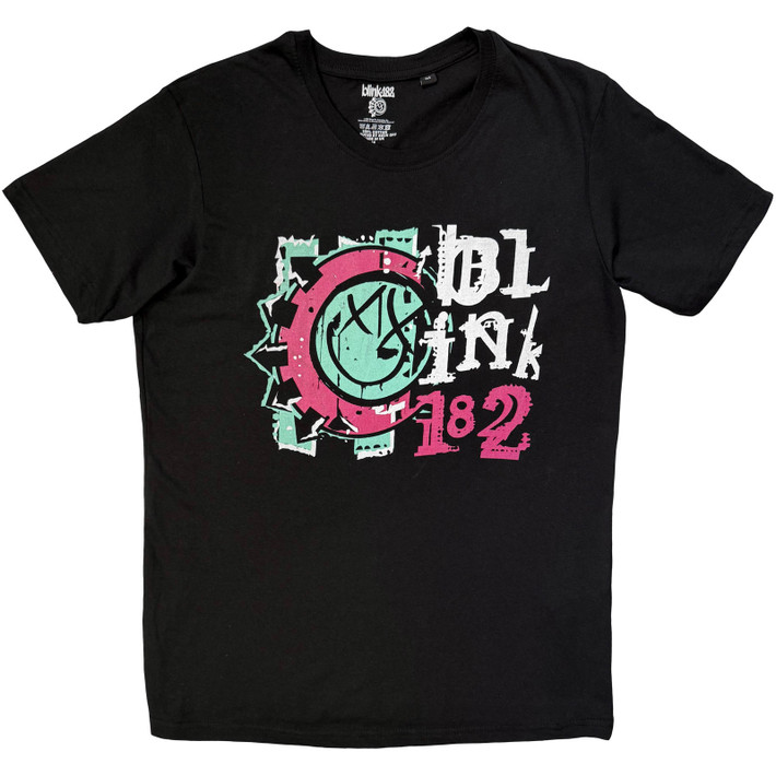 Blink-182 'Graphic Smile' (Black) T-Shirt