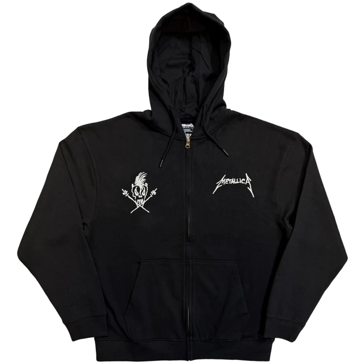 Metallica 'Scary Guy' (Black) Zip Up Hoodie