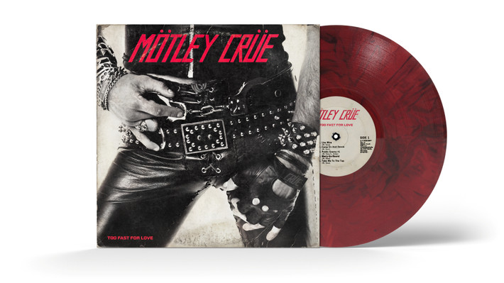 PRE-ORDER - Motley Crue 'Too Fast For Love' (Too Fast For Love (45th Anniversary 2026 Remaster) LP Red Black Vinyl - RELEASE DATE 30th October 2026