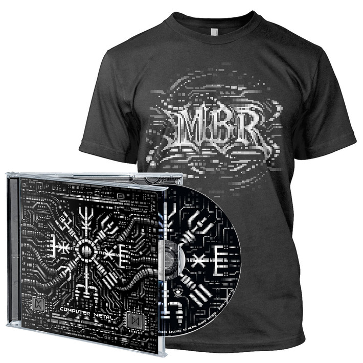 Master Boot Record 'Computer Metal' CD Jewel Case & T-Shirt Bundle