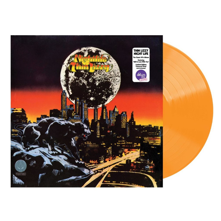 PRE-ORDER - Thin Lizzy 'Nightlife' (National Album Day) LP Orange Vinyl - RELEASE DATE 17th October 2026