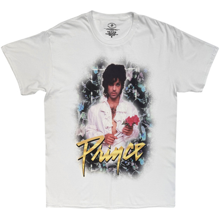 Prince 'Flowers' (White) T-Shirt