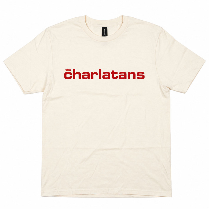 The Charlatans 'Classic Logo' (Natural) T-Shirt